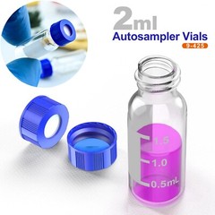 2ml Clear Glass Vials, 9-425 Thread, Type 1 Borosilicate, High Clarity, Autosamp