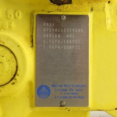 Milton Roy RA11 1/4HP Metering Pump 1.7-1.6GPH 100/350PSI 115/208-230V