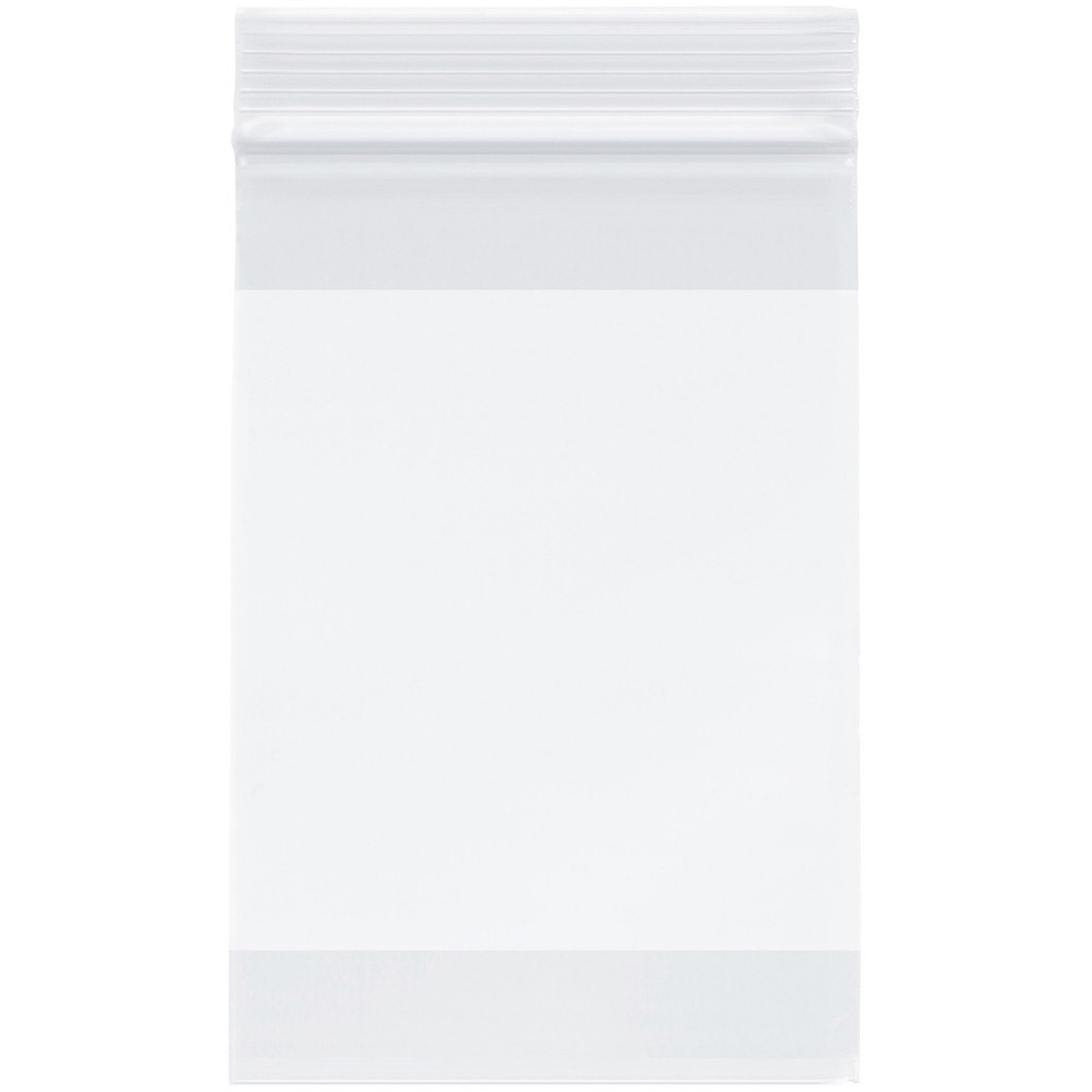 Plymor 4″ x 6″, 4 Mil with White-Block Heavy Duty Zipper Reclosable Plastic Bags
