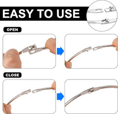 3 Pack 6 Inch Metal Rings Wrench Organizer Easy to Open and Close Heavy Duty for