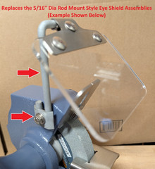 Adjustable Bench Grinder Eye Shield 8”/10”/12”/14” | Baldor & Others | USA
