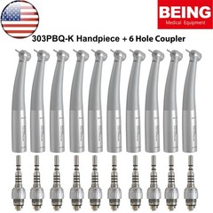 BEING Dental High Speed Fiber Optic Handpiece 4/6Hole Coupler Fit KaVo MULTIflex
