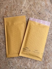 100 #000 4×8 Kraft Paper Bubble Padded Envelopes Mailers 4″x8″
