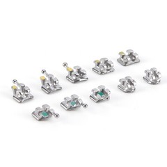 AZDENT Dental Ortho Brackets Braces Mini MBT Roth.022 Hook 345 /NITI Arch Wires