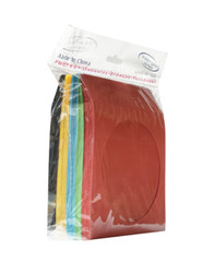 PREMIUM 1000 CD DVD Assorted Multi Color Paper Sleeves Envelopes window & flap
