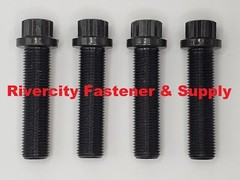 1/2-20×2 Alloy Steel 12 Point Flange Screws 1/2x20x2 Extra Strong Bolts 1/2 x 20