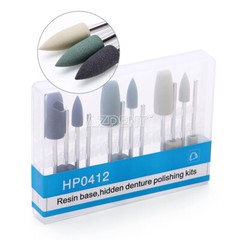 Dental Composite Polishing Kit Diamond RA HP Polisher Burs F Contra Angle 2.35mm