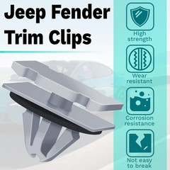 20 PCS Fender and Bumper Rocker Panel Trim Clips with Door Molding