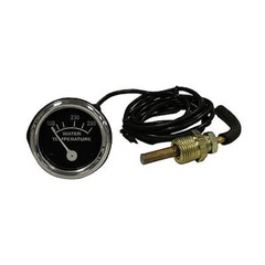 Tractor Universal 2″ Water Temperature Gauge Numeric Chrome Bezel Fits Ford