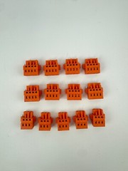 Lot of 13 Wago MCS x(8) 4 Pin Male & x(5) 3 Pin
