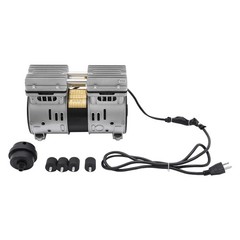 370W 110V Oilless Vacuum Pump Industrial Oil-Free Piston Vacuum Pump with Filter