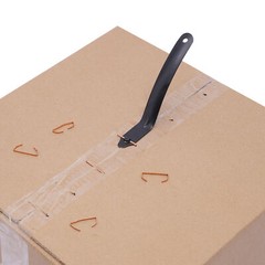 Carton Stapler w/100 Staples for Sealed Boxes, Cartons, Corrugated Cardboard