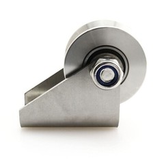 U-Type Groove Wire Rope Pulley Stainless Steel Heavy Duty Cable Mute Pulley