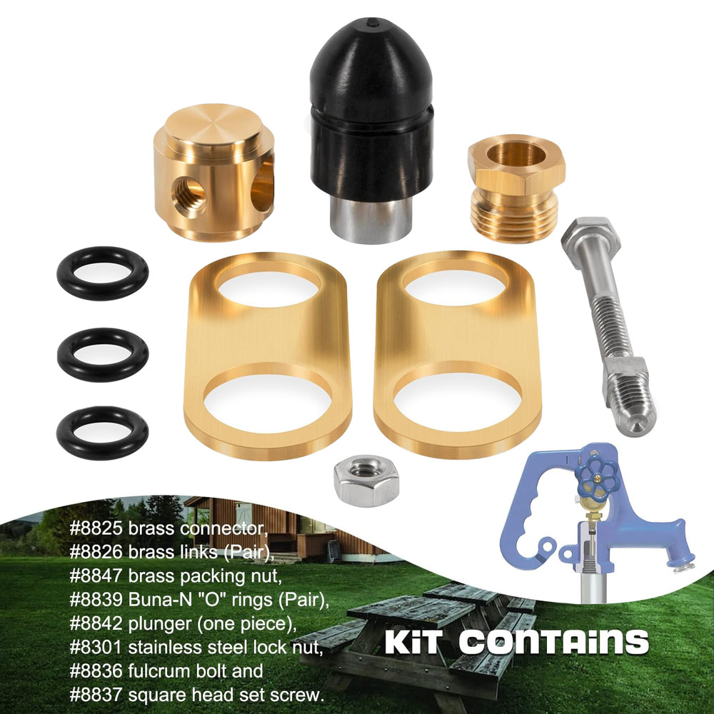 For Simmons 850SB Yard Water Hydrant Repair Kit Plunger Parts 800LF-818LF 800SB