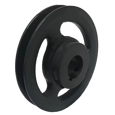 Zoro Select Ak84x5/8 5/8 In Fixed Bore 1 Groove V-Belt Pulley 8.25 In Od,