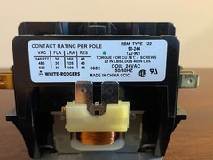Brand New (NIB) – White-Rogers Steveco 90-244 Contactor 2 Pole 30A 277V