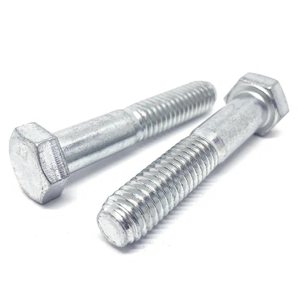 M10-1.25×100 Class 8.8 Hex Cap Screws Zinc Clear