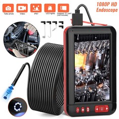 4.3inch HD LED Industrial Endoscope Borescope 1080P 8mm Inspection Camera IP67