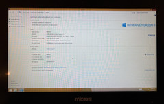 Micros Oracle mWorkstation Intel Atom E3827 15.6″ POS Tablet Computer Win 8.1 :B