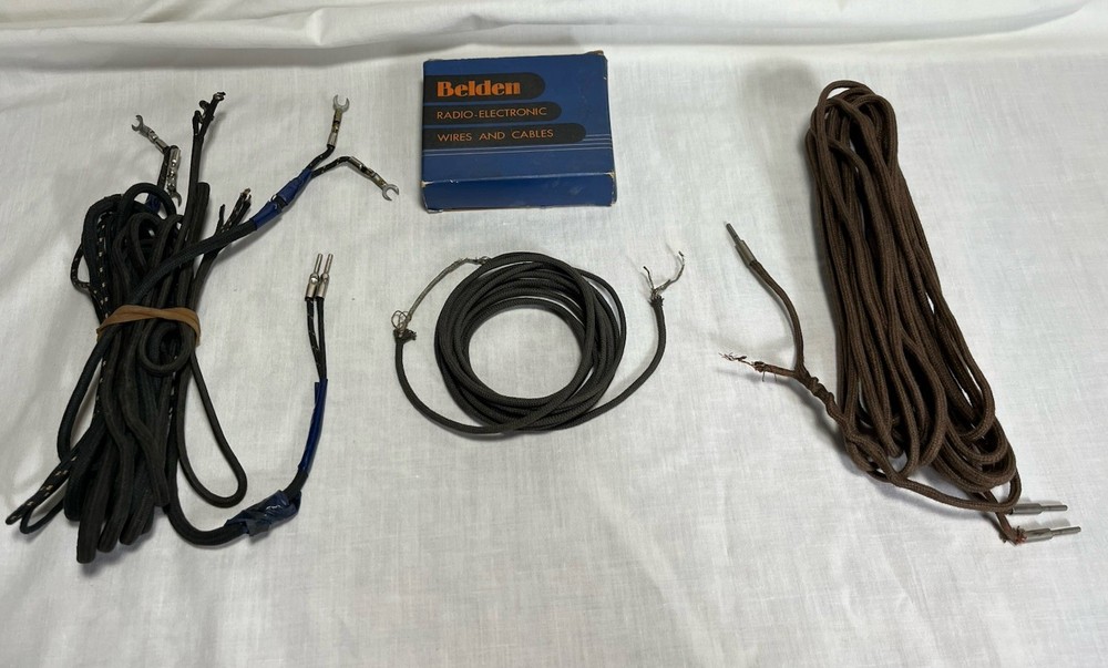 Belden 8431-Single Conductor Shielded Phono Pick Up Arm Cable plus others