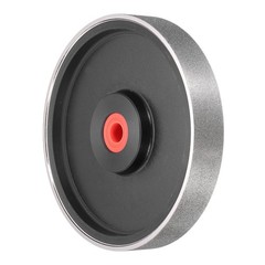 Diamond Lapidary Wheel 6 Inch x 1 Inch Arbor Hole 180 Grit with Reducer