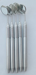 NEW German 10 PCS Dental Mouth Mirror #5 Unique Hollow Handle Dental Instruments
