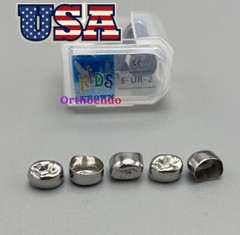 5x Dental Kids Primary Molar Crowns Stainless Steel Pediatric crown 48 Sizes USA
