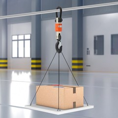 10000kg 10T HD Wireless Electronic Digital Hanging Crane Scale W/ Handheld Meter