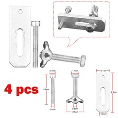 4PCS CNC T-slot Table Clamps Metal Fixture Tools For Engraver machine