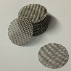 50 COUNT – Stainless Steel T304 Wire Mesh Filter Discs 1/2″ MADE IN USA!