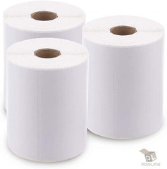 4×2 Direct Thermal Labels for Zebra LP 2844 GX ZP Models 750 Labels Per Roll