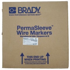 Brady 2HX-1500-2-BK PermaSleeve Wire Marking Sleeves 1.50″ 1.969″ Polyolefin