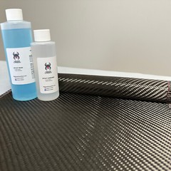 12″ x 5FT Twill Weave Carbon Fiber Fabric Cloth Resin Kit
