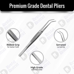 10 College/ Cotton Dressing Pliers 6″ Dental Instruments