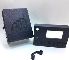 Meshtastic Heltec V3 node case only Holds 2000mah battery 3D printed BLACK
