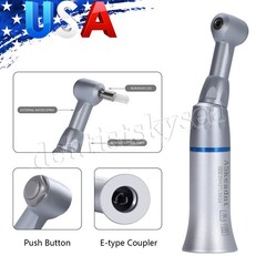 Dental Low Slow Speed Handpiece Push Contra Angle fit for E-Type Motor YX