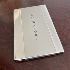 Vintage Silver Tone “Jo malone” business card holder Branded Sleek Slim