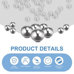 8mm Bearing Balls, 100 Pcs 316 Stainless Steel G200 Precision Balls