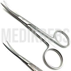 Iris Scissor Curved 10 cm O.R Grade German Steel Plastic Surgery Instruments