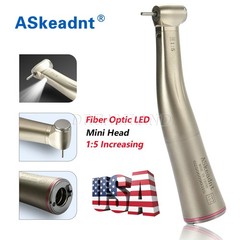Fit NSK NL400 Dental Electric Motor +1:5 Handpiece Fiber Optic Contra Angle USA