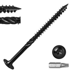Lag Screws #14 x 6 Inch 5lb 117pcs Heavy Duty Construction Structural Exterio…