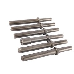7 Pcs Pneumatic Air Rivet Hammer Tool Kit Heavy Duty Smooth Riveting Bits Set