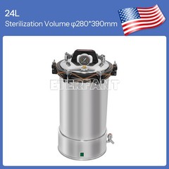 ETERFANT 24L Dental Autoclave Sterilizer Tabletop Medical Steam Sterilizer US