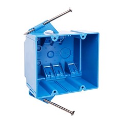 2-Gang New Work Electrical Outlet/Switch Box 32 Cu In ETL Certified Double Gang