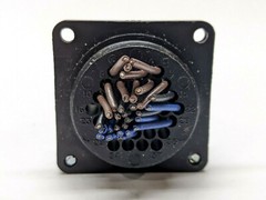 TE 206306-1 Connector Housing 37 Position AMP CPC Receptacle LOT OF 2