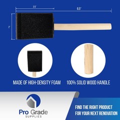 Pro Grade – Foam Brushes – 2 Inch – 48 Piece Poly Foam Brush Set