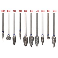 10Pc Tungsten Carbide Steel Dental Polishing Bur 2.35mm For Micromotor Handpiece