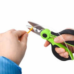 TAWAA Fiber Optic Cutter Serrated Scissor Jumper Wire Pigtail Multi-purpose tool
