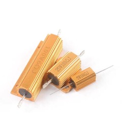 Aluminum Housed Case Wirewound Resistor 0.1-1000Ohm Shell Power 5/10/25/50/100W