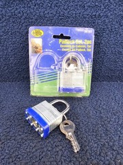 (2 PCS) TOOL CACHE 56103: Padlock 40mm With 2 Keys